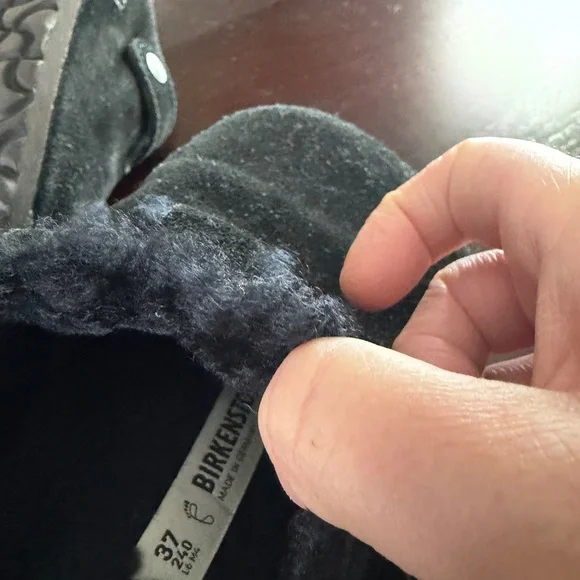 Birkenstock Boston Shearling Clog - Women's - Black - Size 37 - Picture 5 of 5